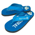 Premium Rubber Flip Flops with Fabric Straps